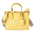 Michael Kors Mirella Small Top Zip Crossbody Bag Golden Yellow MK Signature