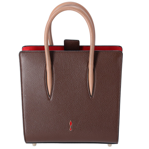 Christian Louboutin Nubuck Patch Small Eccusion Paloma Satchel Shoulder Bag