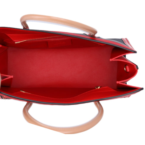 Christian Louboutin Paloma Medium Tote Embroidered Jacquard Leopard