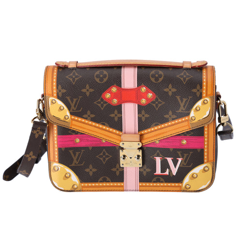 Louis Vuitton Pochette Metis Limited Edition Summer Trunks Monogram Canvas