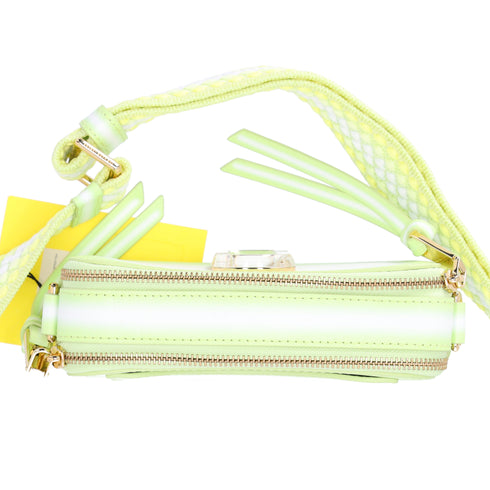 Marc Jacobs Snapshot Fluoro Edge Crossbody Neon Green Woven Strap