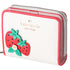 Kate Spade 3D Strawberry Dreams Small Zip Around Bifold Wallet Cream Multi