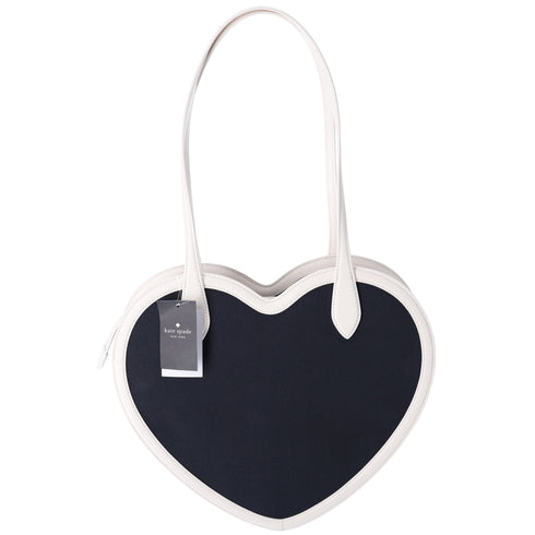 Kate Spade Rainbow Collection Love Shack Heart Tote Blue Multi Logo