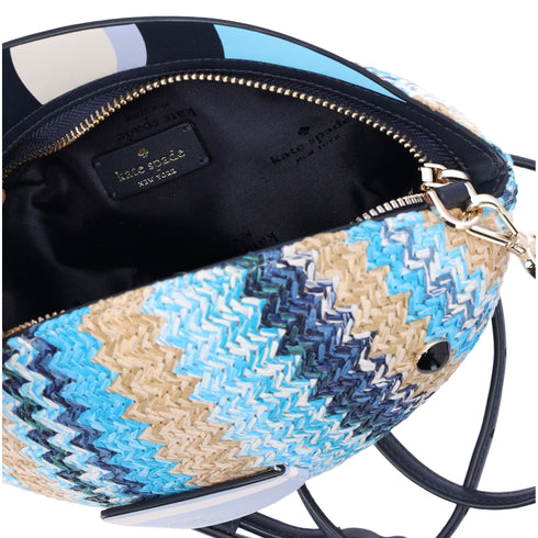 Kate Spade KG739 What A Catch 3D Fish Crossbody Novelty Blue Multi