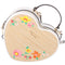 Kate Spade Love Shack Rattan Heart Purse Flowers Embroidered Meringue Multi
