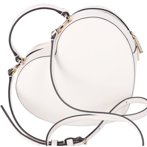 Kate Spade Love Shack Rattan Heart Purse Flowers Embroidered Meringue Multi