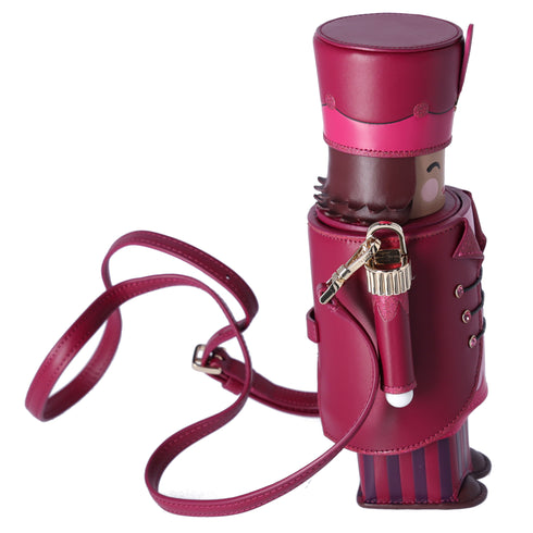 Kate Spade 3D Nutcracker Purple Leather Crossbody KJ074 Novelty