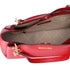 Michael Kors Trisha Large Triple Gusset Compartment Shoulder Tote Bright Red