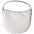 MIchael Kors Dover Large Half Moon Shoulder Bag Hobo Vanilla MK Pink