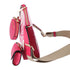 Michael Kors Jet Set Crossbody Tech Accessories Attached Pink Multi Palm Leaves