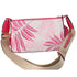 Michael Kors Jet Set Crossbody Tech Accessories Attached Pink Multi Palm Leaves