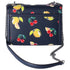 Michael Kors Whitney Medium Flap Shoulder Bag Fruit Print Navy Multi