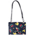 Michael Kors Whitney Medium Flap Shoulder Bag Fruit Print Navy Multi