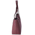 Michael Kors Sheila Large Signature Logo Tote Bag Oxblood Stripe MK Metallic