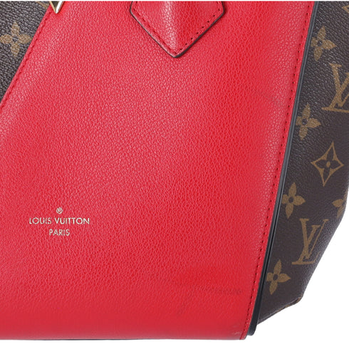 Louis Vuitton Monogram Kimono MM Brown Red Tote Bag Canvas Shoulder Bag M40459