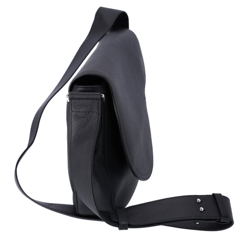 Christian Dior Saddle Messenger Bag Shoulder Bag 1ADME130YMJ Black Leather