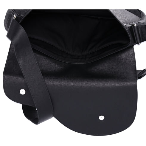 Christian Dior Saddle Messenger Bag Shoulder Bag 1ADME130YMJ Black Leather