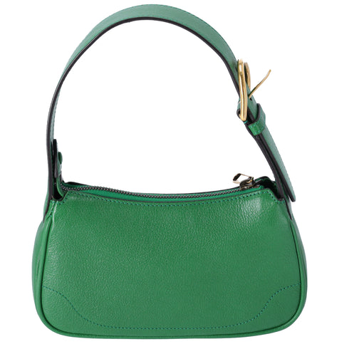 GUCCI GG Marmont Aphrodite Handbag 739076 Green Leather