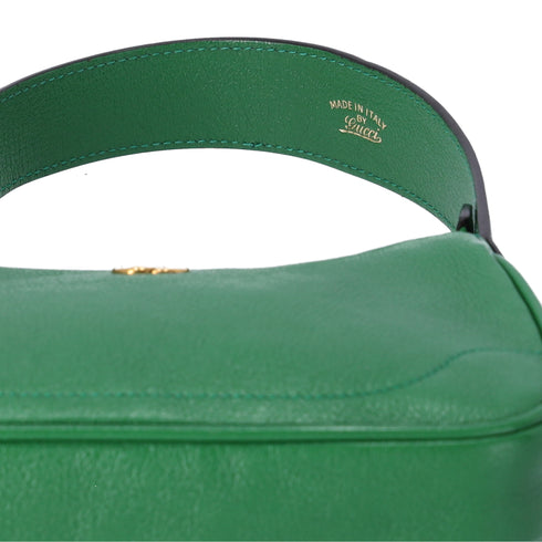 GUCCI GG Marmont Aphrodite Handbag 739076 Green Leather