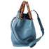 GUCCI Bamboo Shopper Small Tote Bag 336032 Blue Leather