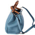 GUCCI Bamboo Shopper Small Tote Bag 336032 Blue Leather