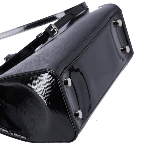 Louis Vuitton Brea MM Epi Electric Handbag M40328 Black Leather