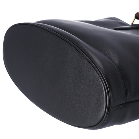 GUCCI Bamboo Diana Tote Bag 750394 Black Leather