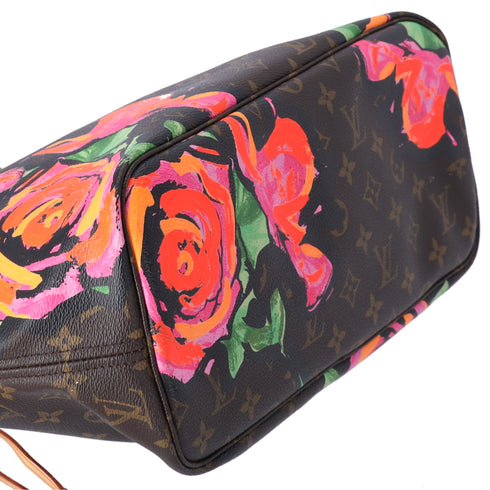 Louis Vuitton Neverfull MM Monogram Rose Tote Bag M48613 Brown Pink