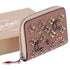 Christian Louboutin Panettone Coin Case 3175223 Beige Gold Leather Studs