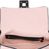 FENDI Mamma Baguette Zucca Pattern Handbag 8BR600 Pink Beige Black Jacquard