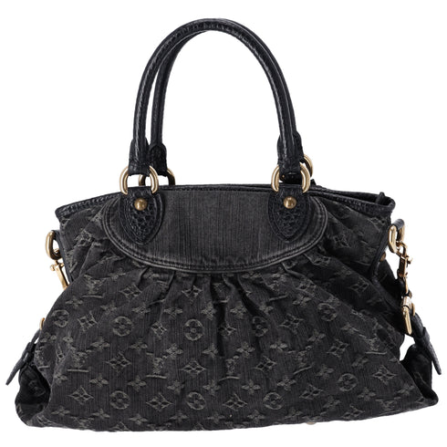 Louis Vuitton Neo Cabby MM Monogram Denim Tote Shoulder Bag M95351