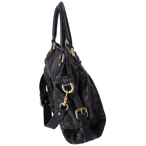 Louis Vuitton Neo Cabby MM Monogram Denim Tote Shoulder Bag M95351