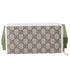 GUCCI Horsebit 1955 Long Wallet 621889 Beige White PVC