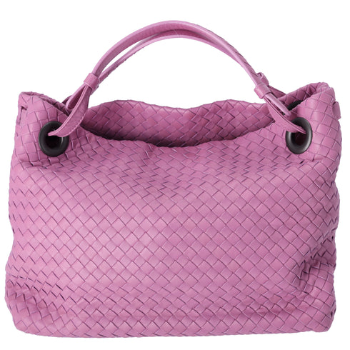 BOTTEGA VENETA Medium Garda Bag Handbag Pink Leather