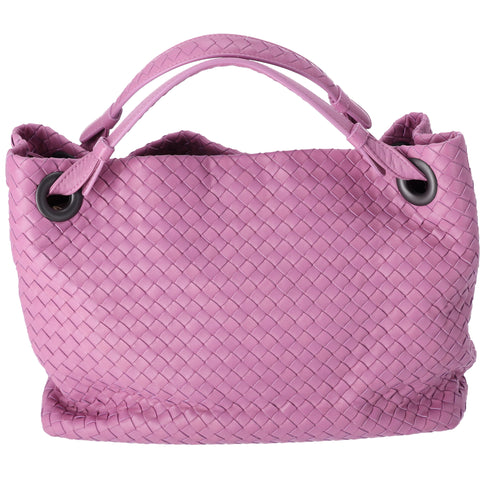 BOTTEGA VENETA Medium Garda Bag Handbag Pink Leather