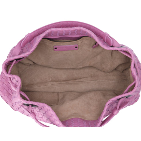 BOTTEGA VENETA Medium Garda Bag Handbag Pink Leather