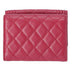 CHANEL Le Boy Trifold Wallet Pink Lambskin