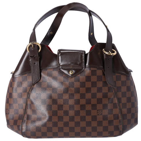 Louis Vuitton Sistina GM Damier Ebene Shoulder Bag N41540 Canvas