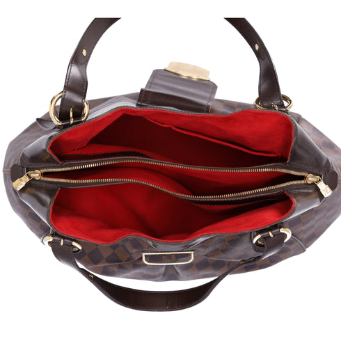 Louis Vuitton Sistina GM Damier Ebene Shoulder Bag N41540 Canvas