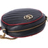Gucci Mini Torchon GG Marmont Round Crossbody Bag Black