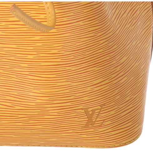 Louis Vuitton Petit Noe Epi Bucket Shoulder Bag M44109 Jaune Yellow Leather