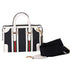 GUCCI Ophidia Mini Top Handle Handbag 715771 Denim Black White Multi