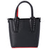 Christian Louboutin Cabata NS Mini Tote Crossbody Bag Black Leather