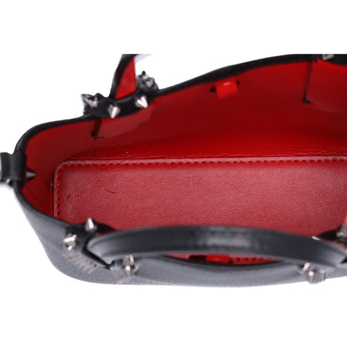 Christian Louboutin Cabata NS Mini Tote Crossbody Bag Black Leather