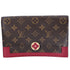 Louis Vuitton Portefeuille Flore M67404 Wallet Monogram Fuchsia (MISSING CHAIN)