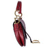Christian Dior Small Saddle Bag Handbag M0447CWVG Bordeaux Leather