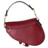 Christian Dior Small Saddle Bag Handbag M0447CWVG Bordeaux Leather