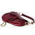 Christian Dior Small Saddle Bag Handbag M0447CWVG Bordeaux Leather