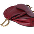 Christian Dior Small Saddle Bag Handbag M0447CWVG Bordeaux Leather