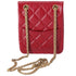 CHANEL Matelasse 2.55 Reissue Shoulder Bag Red Calfskin Leather